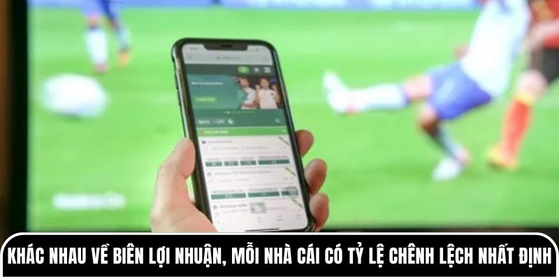 Chênh lệch tỷ lệ nhà cái và những điều người chơi hay hiểu sai 2 Sự khác nhau về biên lợi nhuận nên mỗi nhà cái có tỷ lệ chênh lệch nhất định